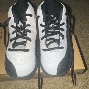 Jordan Kids Black and White Sneakers